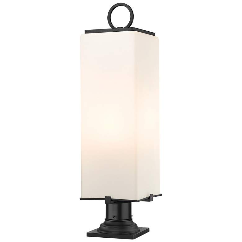 Image 1 Z-Lite 3 Light Outdoor Pier Mounted Fixture in Black Finish