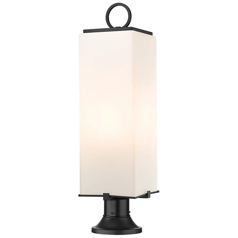 Image 1 Z-Lite 3 Light Outdoor Pier Mounted Fixture in Black Finish