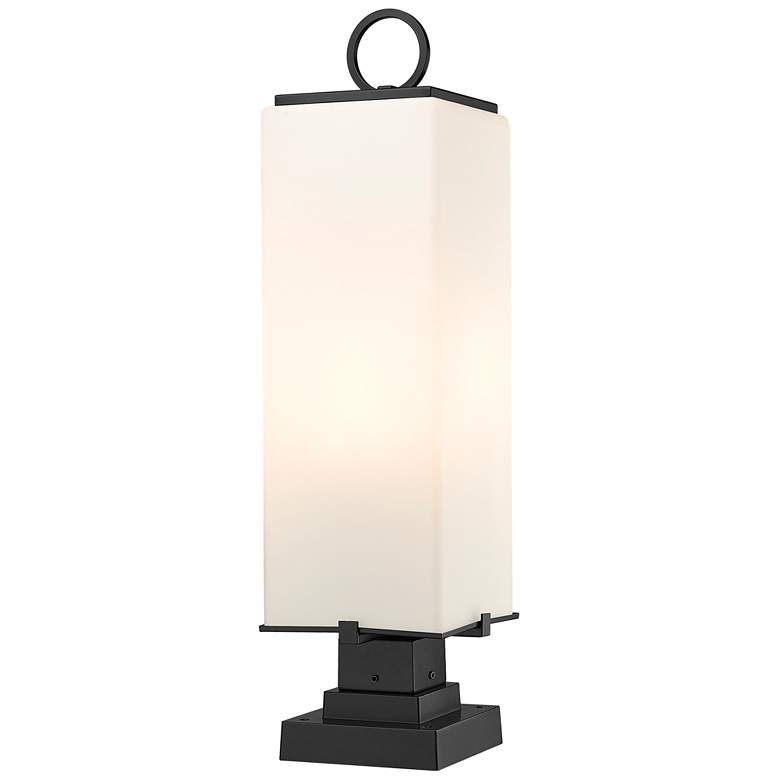 Image 1 Z-Lite 3 Light Outdoor Pier Mounted Fixture in Black Finish