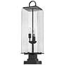 3_Z-Lite 3 Light Outdoor Pier Mounted Fixture in Black Finish more views