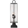 5_Z-Lite 3 Light Outdoor Pier Mounted Fixture in Black Finish more views