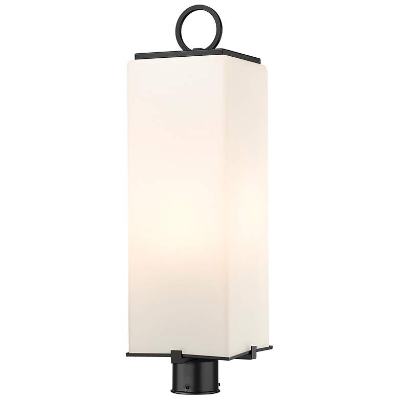 Image 1 Z-Lite 3 Light Outdoor Post Mount Fixture in Black Finish
