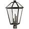 Z-Lite 3 Light Outdoor Post Mount Fixture in Oil Rubbed Bronze Finish