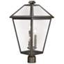 4_Z-Lite 3 Light Outdoor Post Mount Fixture in Oil Rubbed Bronze Finish more views