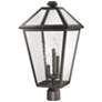 5_Z-Lite 3 Light Outdoor Post Mount Fixture in Oil Rubbed Bronze Finish more views