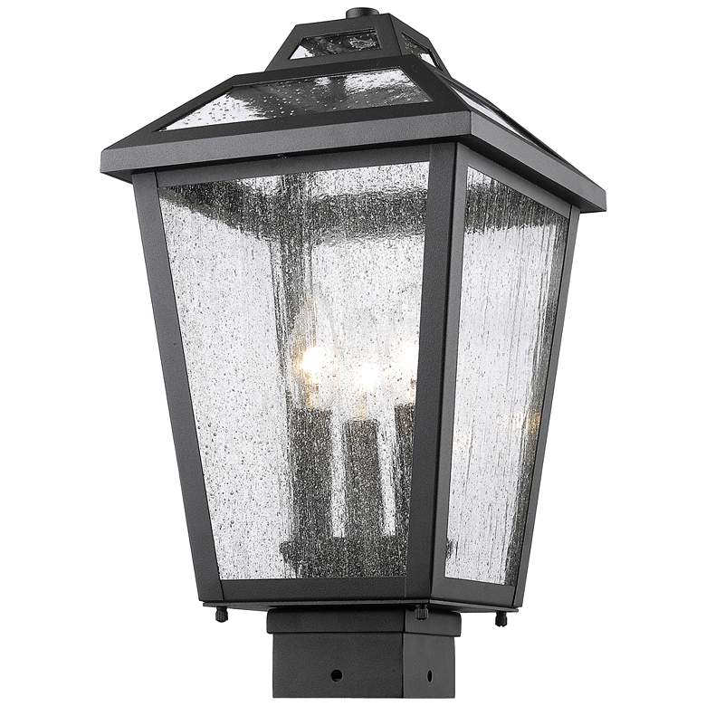 Image 1 Z-Lite 3 Light Outdoor Post Mount Light in Black Finish