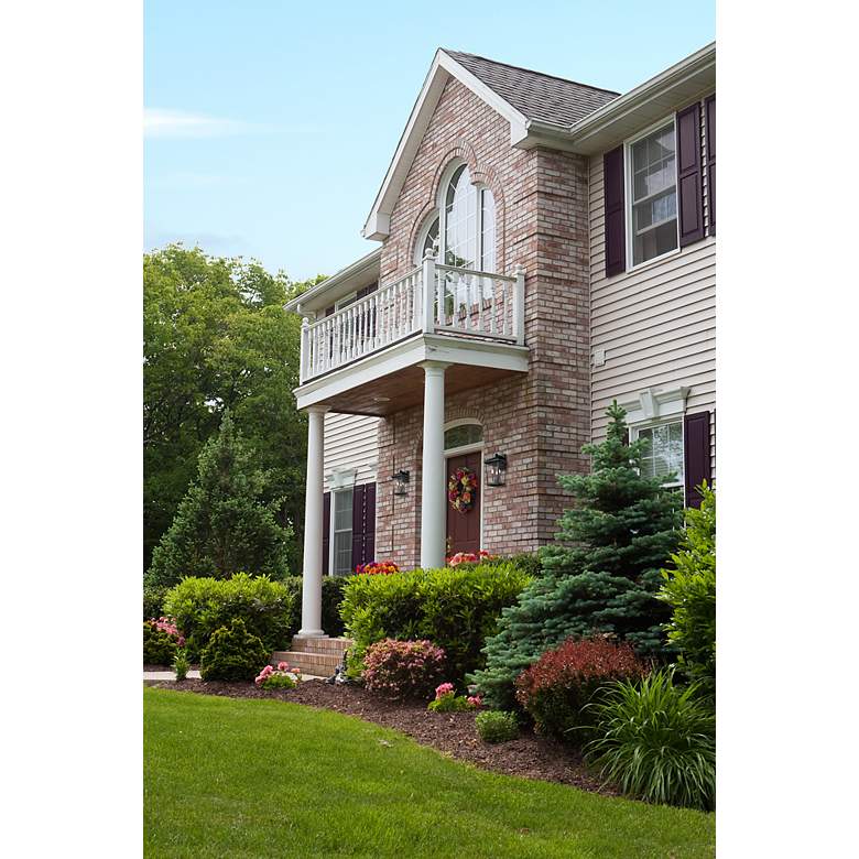 Image 2 Z-Lite 3 Light Outdoor Post Mounted Fixture in Black Finish more views