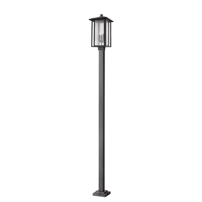 Image 3 Z-Lite 3 Light Outdoor Post Mounted Fixture in Black Finish more views