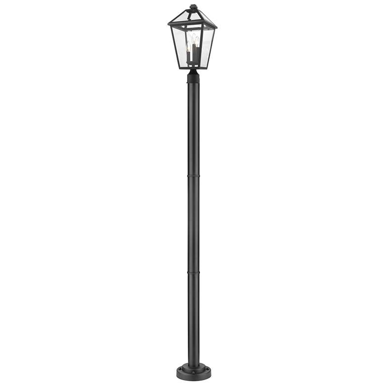 Image 1 Z-Lite 3 Light Outdoor Post Mounted Fixture in Black Finish