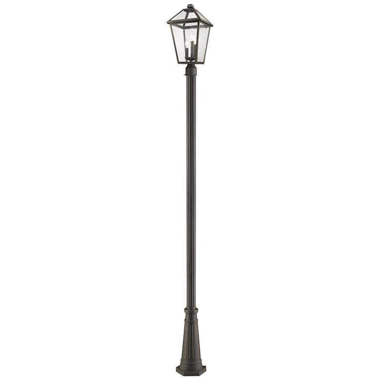 Image 1 Z-Lite 3 Light Outdoor Post Mounted Fixture in Oil Rubbed Bronze Finish