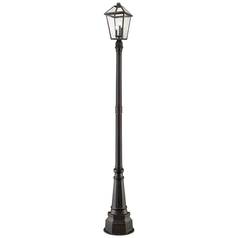 Image 1 Z-Lite 3 Light Outdoor Post Mounted Fixture in Oil Rubbed Bronze Finish