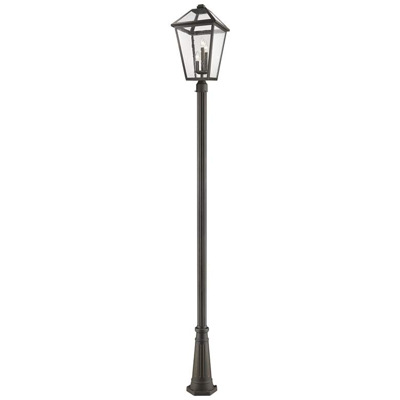 Image 1 Z-Lite 3 Light Outdoor Post Mounted Fixture in Oil Rubbed Bronze Finish