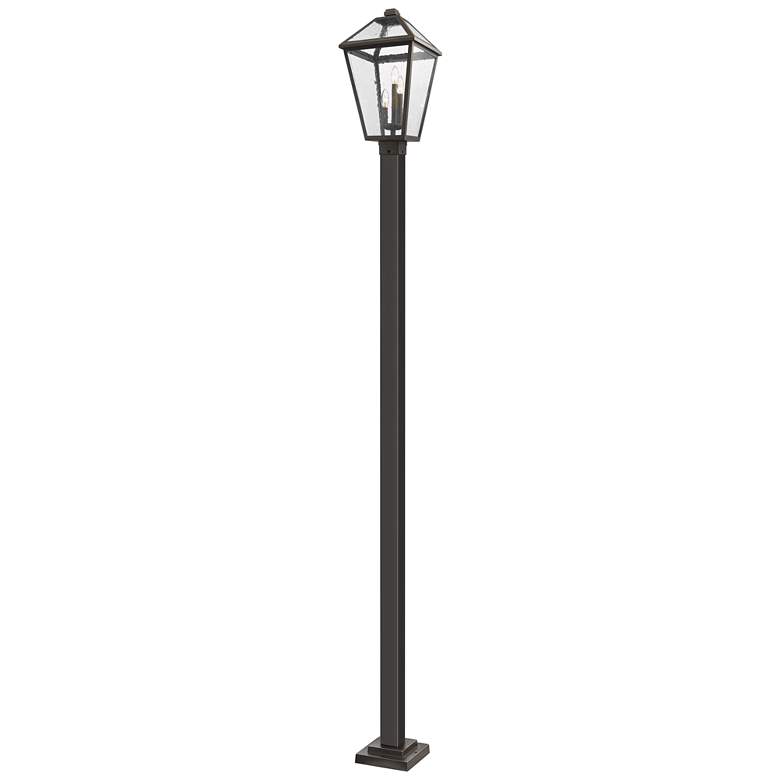 Image 1 Z-Lite 3 Light Outdoor Post Mounted Fixture in Oil Rubbed Bronze Finish