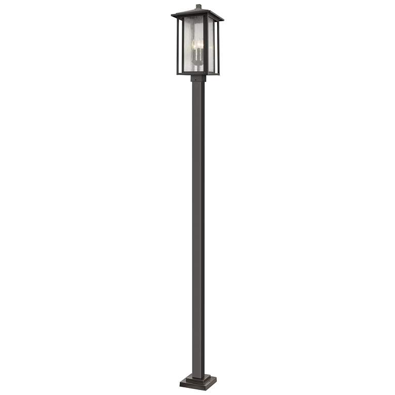 Image 1 Z-Lite 3 Light Outdoor Post Mounted Fixture in Oil Rubbed Bronze Finish