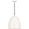 Z-Lite 3 Light Pendant in Matte White Finish
