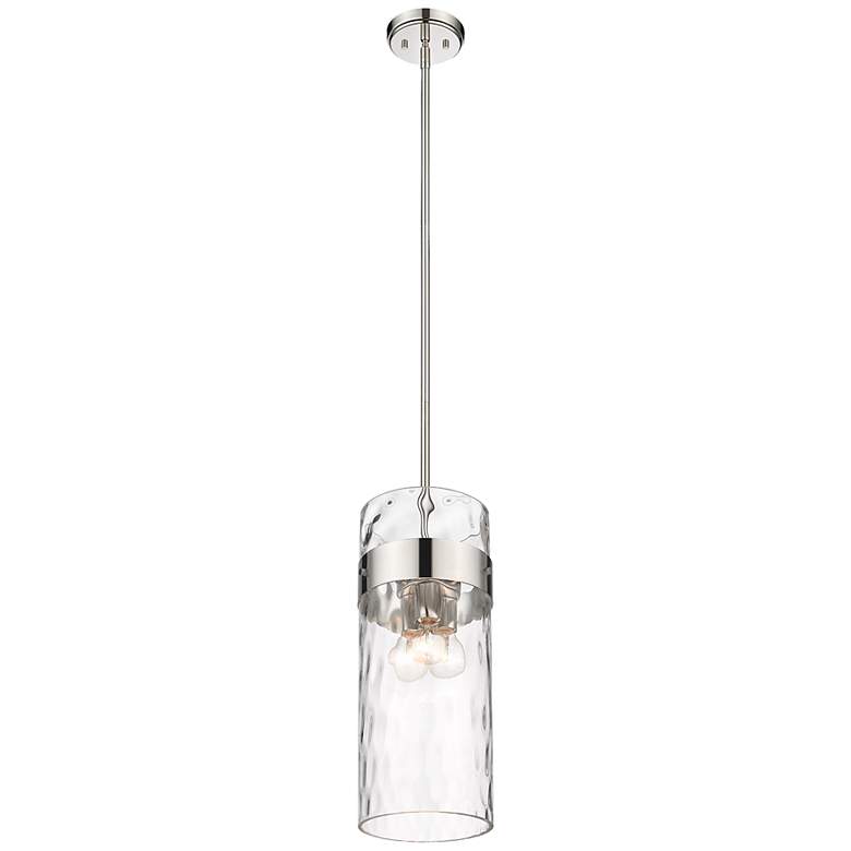 Image 5 Z-Lite 3 Light Pendant in Polished Nickel Finish more views