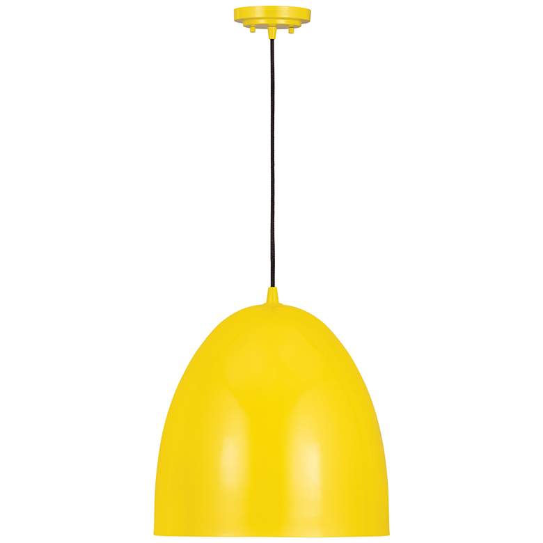 Image 1 Z-Lite 3 Light Pendant in Yellow Finish