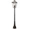 Z-Lite 4 Light Outdoor Post Mounted Fixture in Oil Rubbed Bronze Finish