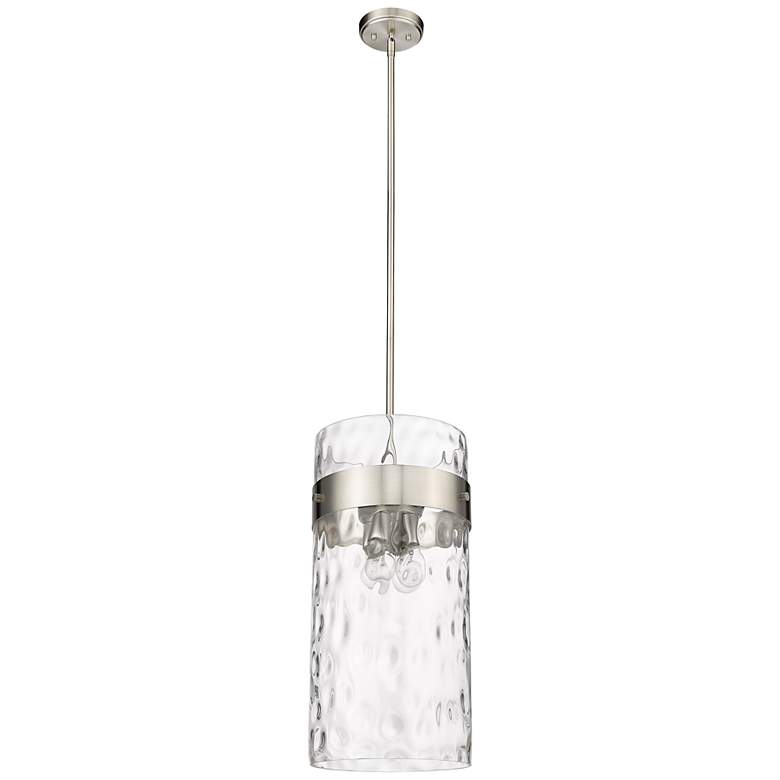 Image 7 Z-Lite 4 Light Pendant in Brushed Nickel Finish more views