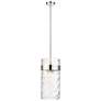 Z-Lite 4 Light Pendant in Polished Nickel Finish