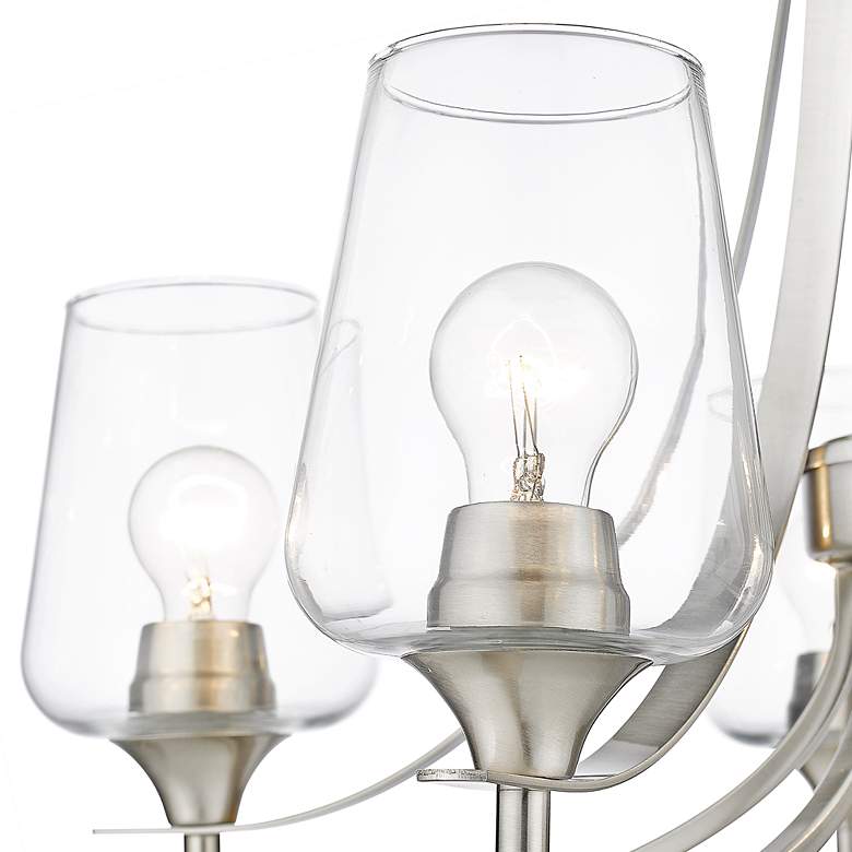 Image 5 Z-Lite 5 Light Chandelier in Brushed Nickel Finish more views