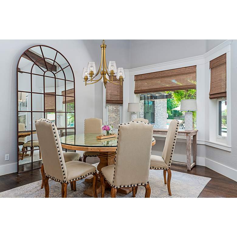 Image 3 Z-Lite 5 Light Chandelier in Olde Brass Finish more views