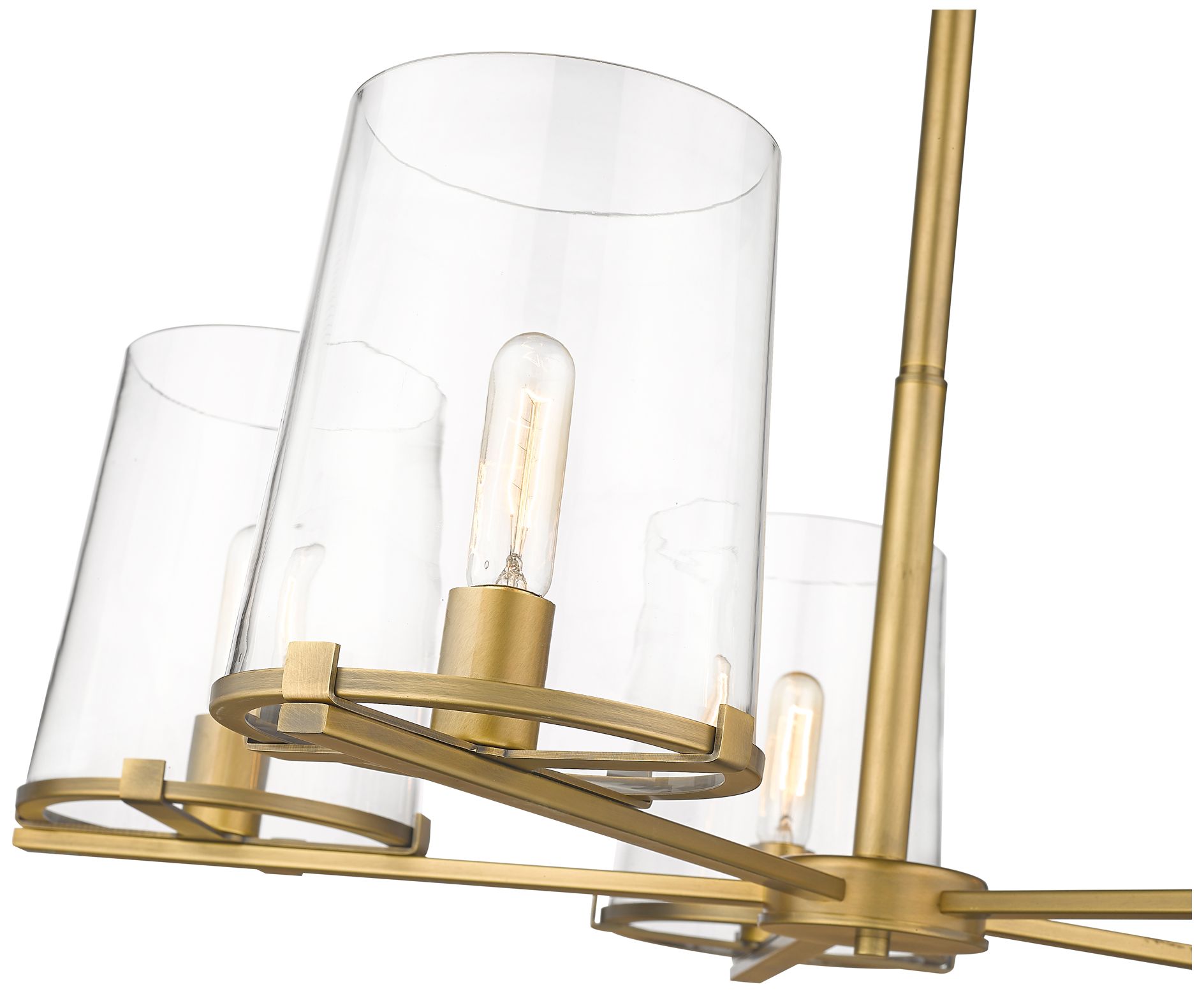 Image 2 Z-Lite 5 Light Chandelier in Rubbed Brass Finish more views