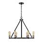 6_Z-Lite 6 Light Chandelier in Ashen Barnboard Finish more views