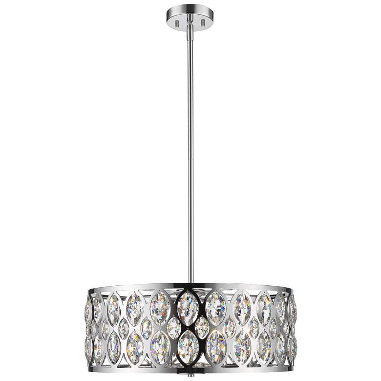 Image 1 Z-Lite 6 Light Chandelier in Chrome Finish