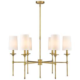 Image5 of Z-Lite 6 Light Chandelier in Rubbed Brass Finish more views