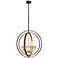 Z-Lite 6 Light Pendant in Bronze Gold Finish