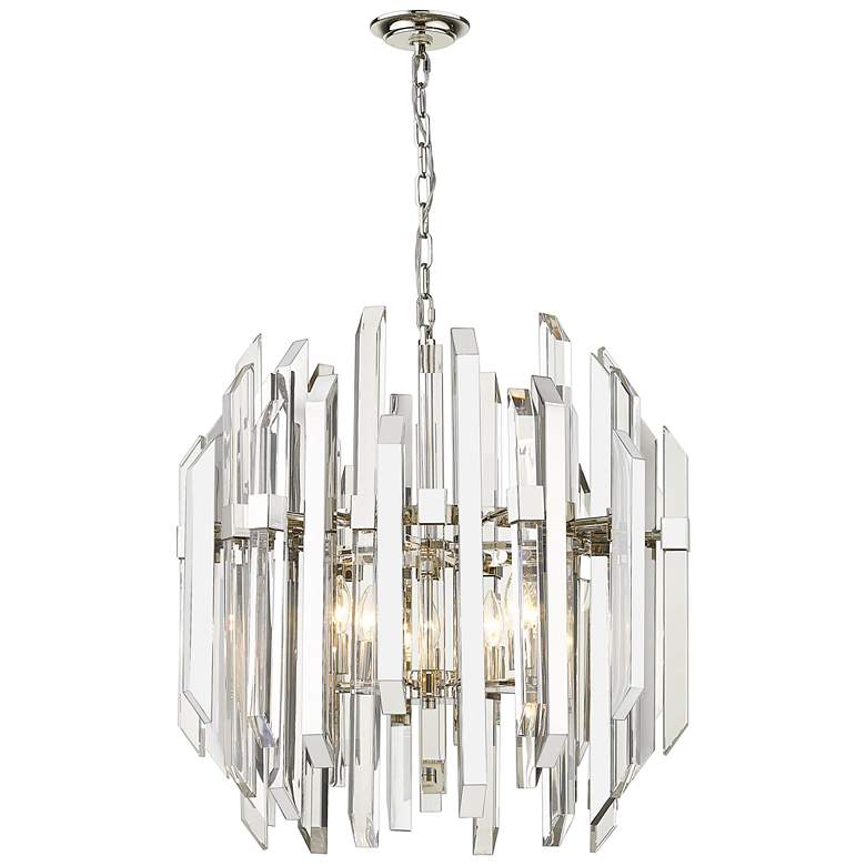 Image 1 Z-Lite 6 Light Pendant in Polished Nickel Finish
