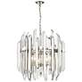 Z-Lite 6 Light Pendant in Polished Nickel Finish