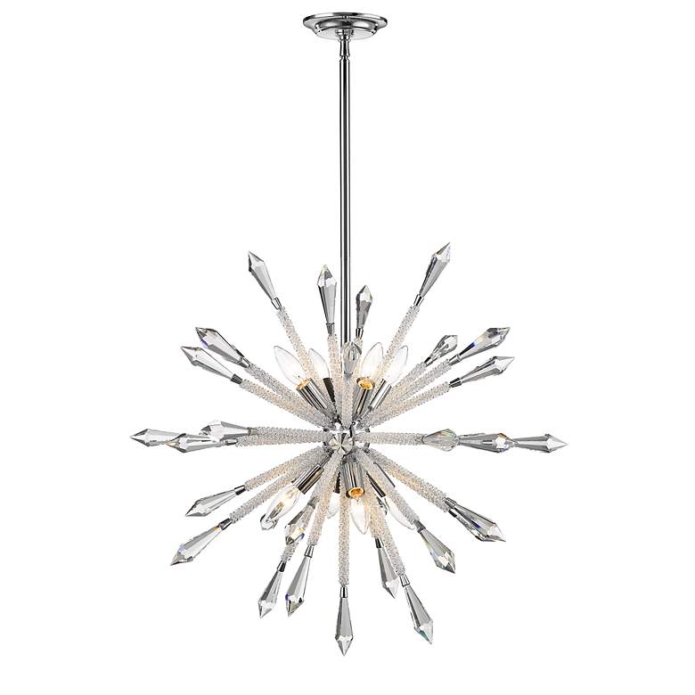 Image 2 Z-Lite 8 Light Chandelier in Chrome  Finish more views