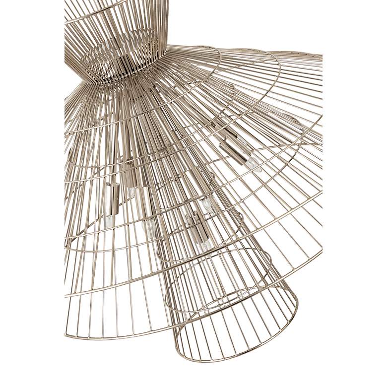 Image 6 Z-Lite 8 Light Chandelier in Polished Nickel Finish more views