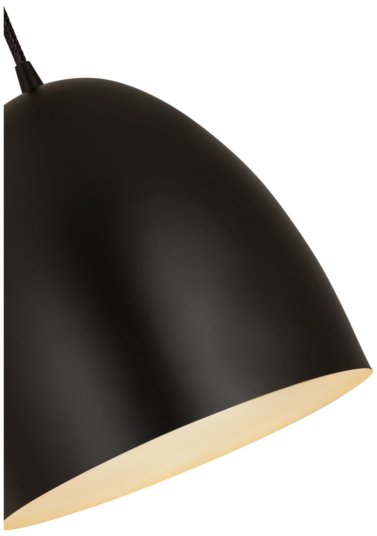 Image 6 Z-Lite 9.5" Wide 1-Light Matte Black Finish Dome Pendant Light more views
