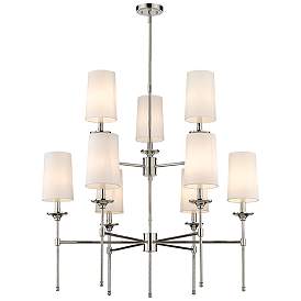 Image1 of Z-Lite 9 Light Chandelier in Polished Nickel Finish