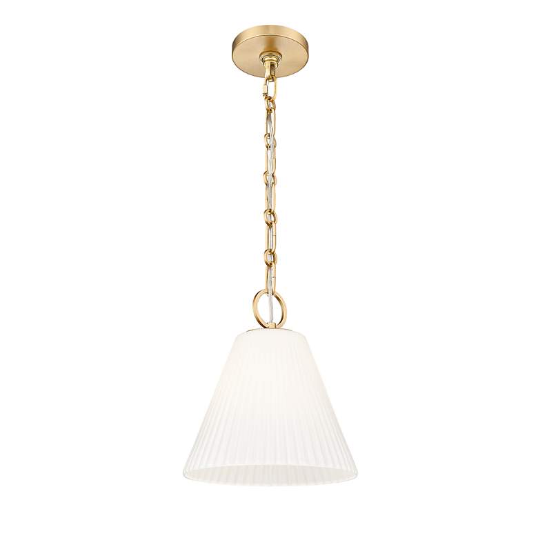 Image 5 Z-Lite Alaric 10" Wide Modern Gold Mini Pendant more views