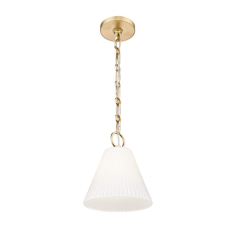 Image 6 Z-Lite Alaric 10" Wide Modern Gold Mini Pendant more views