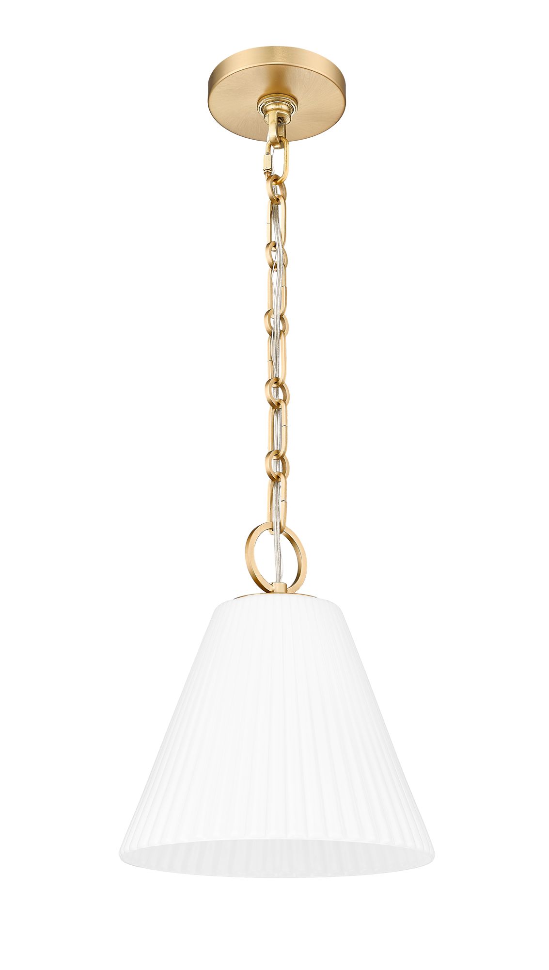 Z-Lite Alaric 10" Wide Modern Gold Mini Pendant