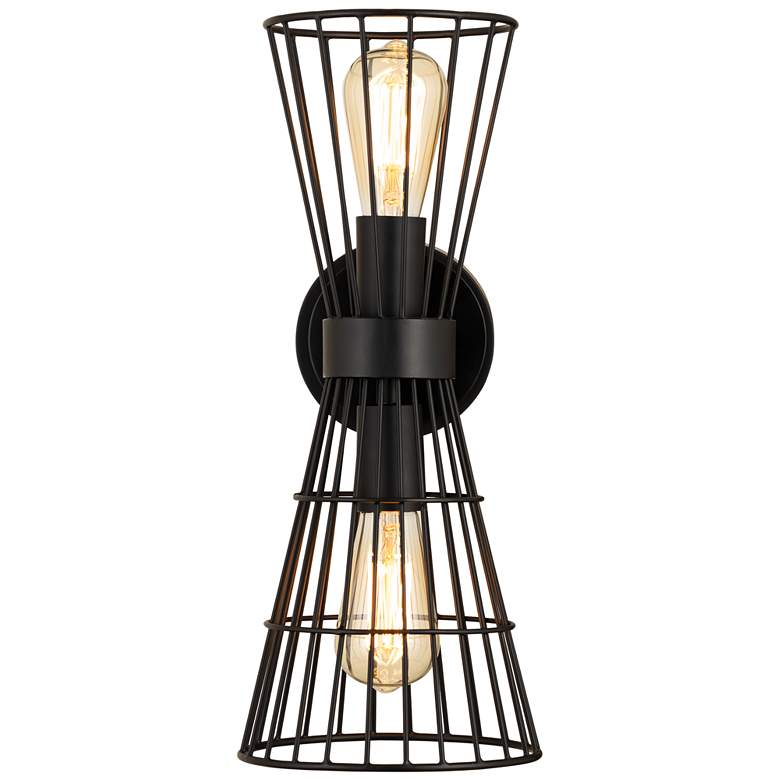 Image 1 Z-Lite Alito 2 Light Wall Sconce in Matte Black