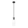 7_Z-Lite Alton 4 3/4" Wide Matte Black Cylinder Mini Pendant more views