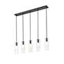 5_Z-Lite Alton 42" Wide Matte Black 5-Light Linear Pendant more views