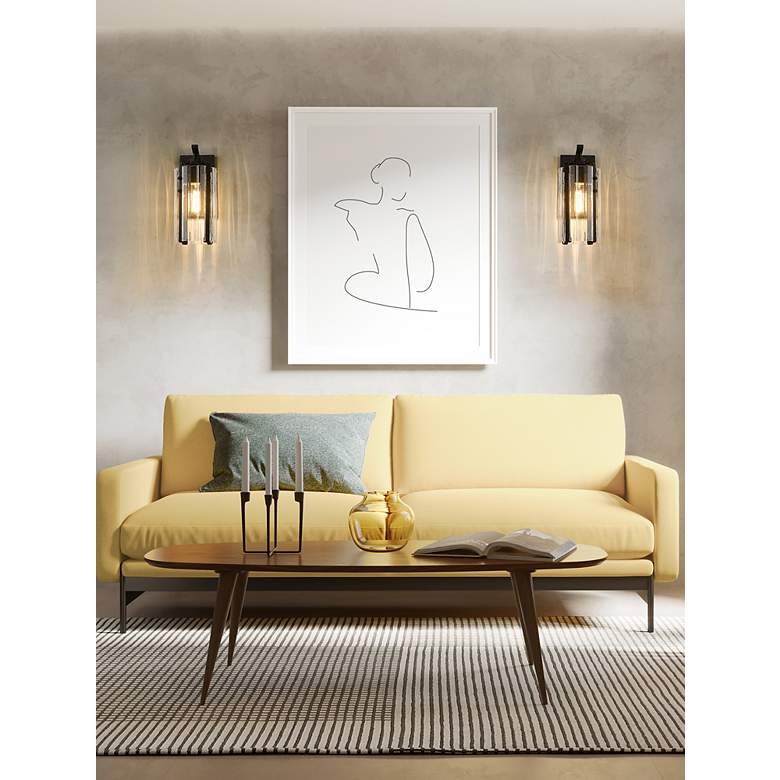 Image 4 Z-Lite Alverton 1 Light Wall Sconce in Matte Black more views