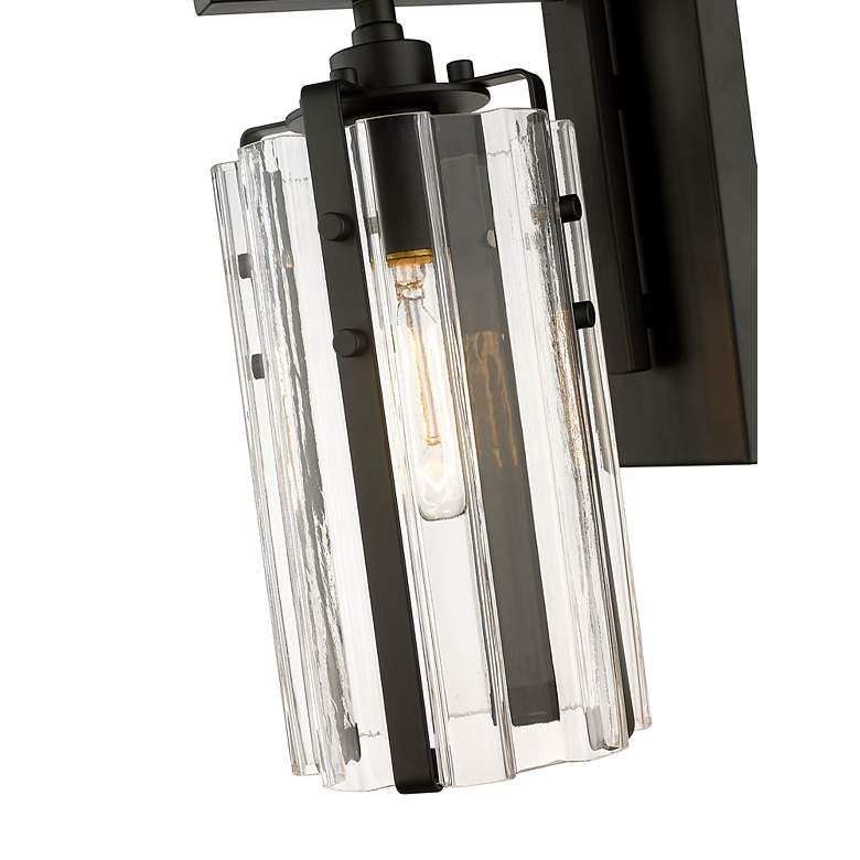Image 7 Z-Lite Alverton 1 Light Wall Sconce in Matte Black more views