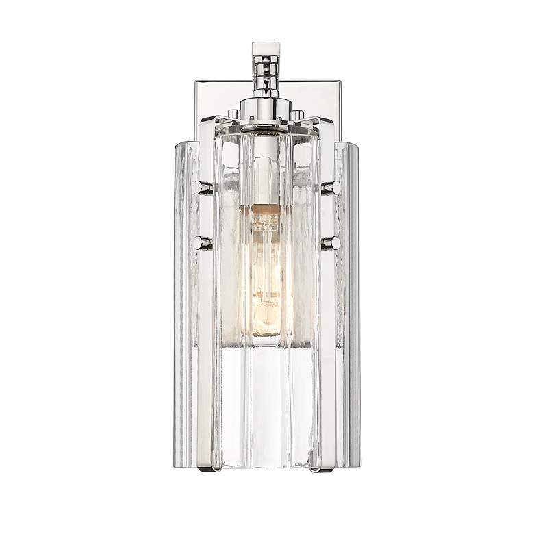 Image 4 Z-Lite Alverton 1 Light Wall Sconce in Polished Nickel more views
