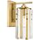 Z-Lite Alverton 1 Light Wall Sconce in Rubbed Brass