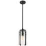 5_Z-Lite Alverton 5 1/2" Wide Matte Black Mini Pendant more views