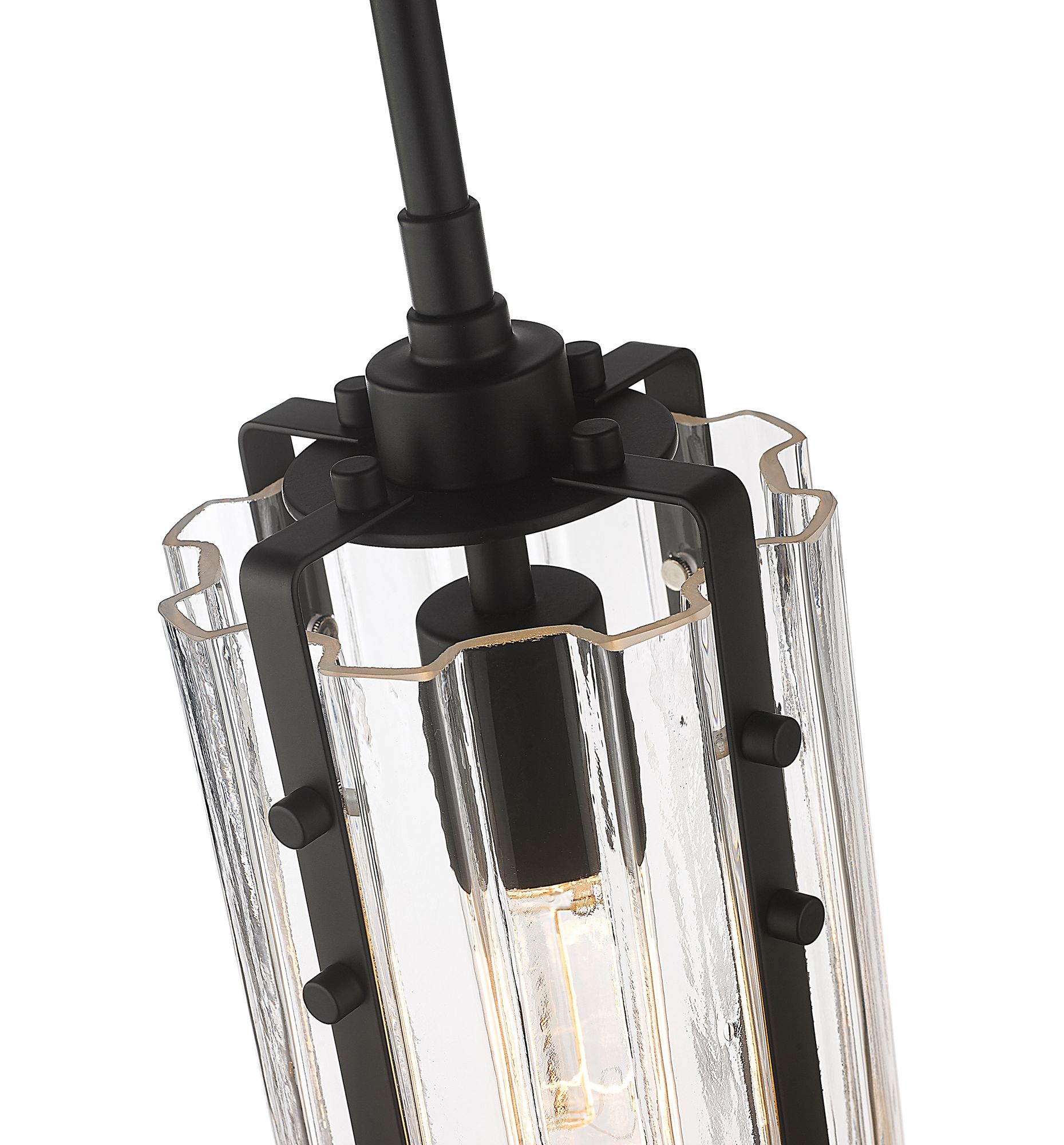 Image 6 Z-Lite Alverton 5 1/2" Wide Matte Black Mini Pendant more views