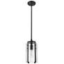 7_Z-Lite Alverton 5 1/2" Wide Matte Black Mini Pendant more views